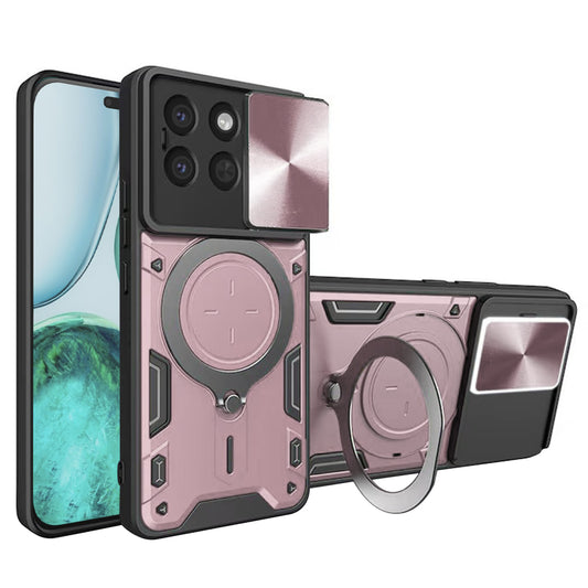 Deksel til Honor X8c, Techsuit, CamGuard Pro, Rosa Gull