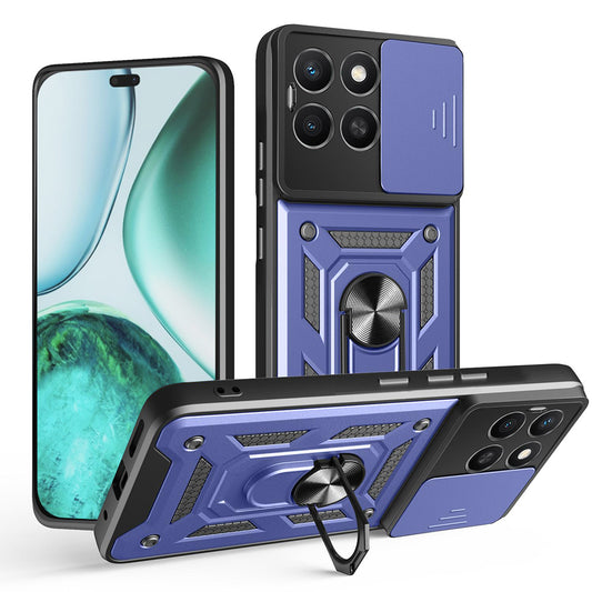Deksel til Honor X8c, Techsuit, CamShield, Blå