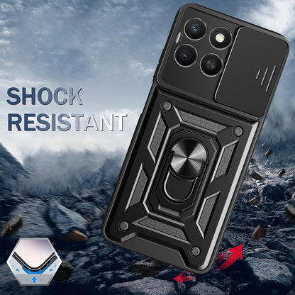 Deksel til Honor X8c, Techsuit, CamShield, Grønn