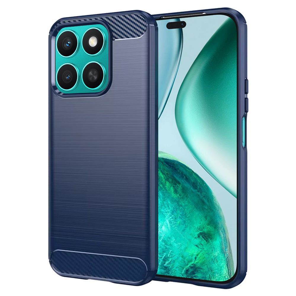 Deksel til Honor X8c, Techsuit, Karbon, Blå