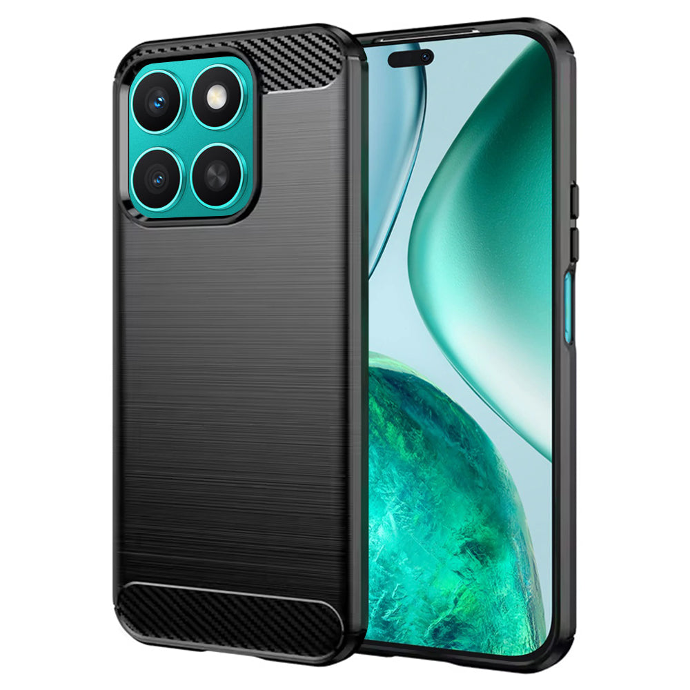 Deksel til Honor X8c, Techsuit, Karbon, Svart