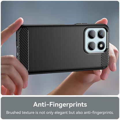 Deksel til Honor X8c, Techsuit, Karbon, Svart