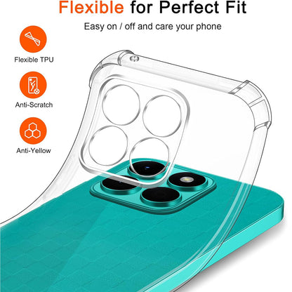 Deksel til Honor X8c, Techsuit, Støtsikker Klar, Transparent