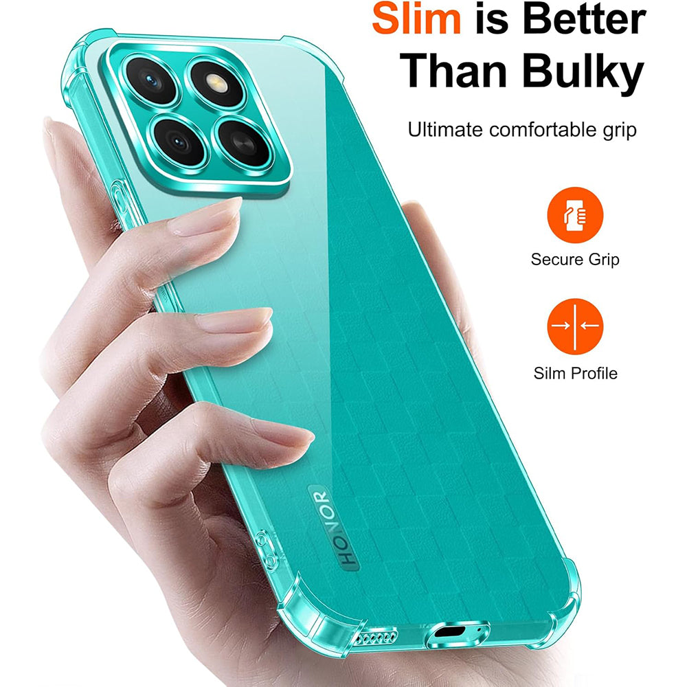 Deksel til Honor X8c, Techsuit, Støtsikker Klar, Transparent