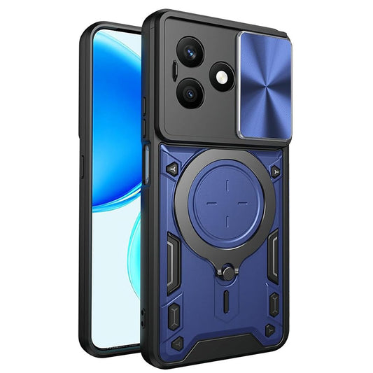 Deksel til Honor X8d, Techsuit, CamGuard Pro, Blå