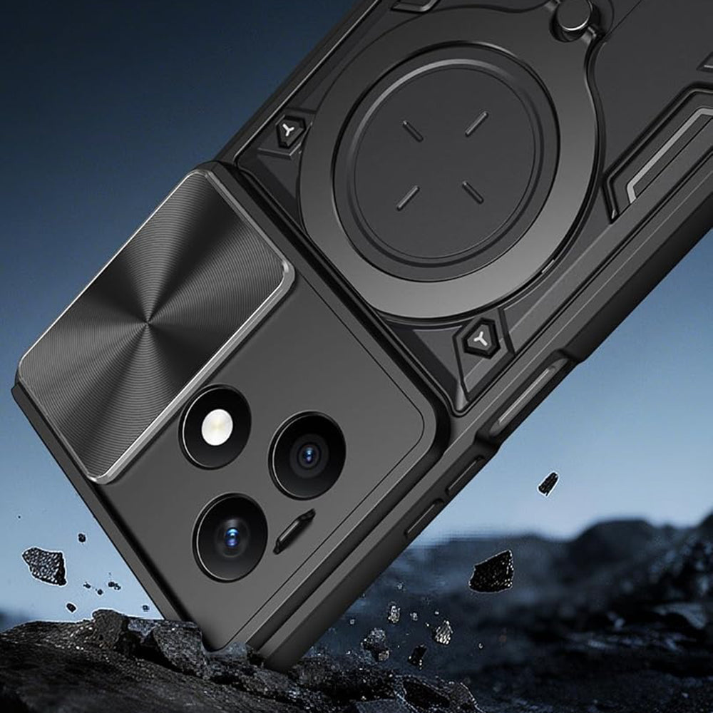 Deksel til Honor X8d, Techsuit, CamGuard Pro, Blå