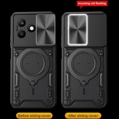 Deksel til Honor X8d, Techsuit, CamGuard Pro, Blå