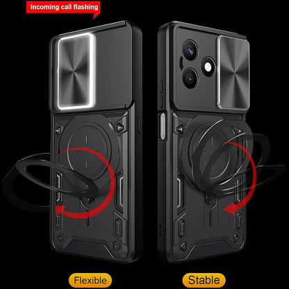 Deksel for Honor X8d, Techsuit, CamGuard Pro, Svart