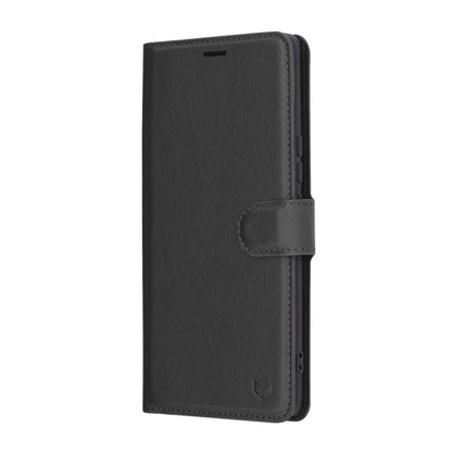 Deksel for Honor X9c / Magic7 Lite, Techsuit, Leather Folio, Svart