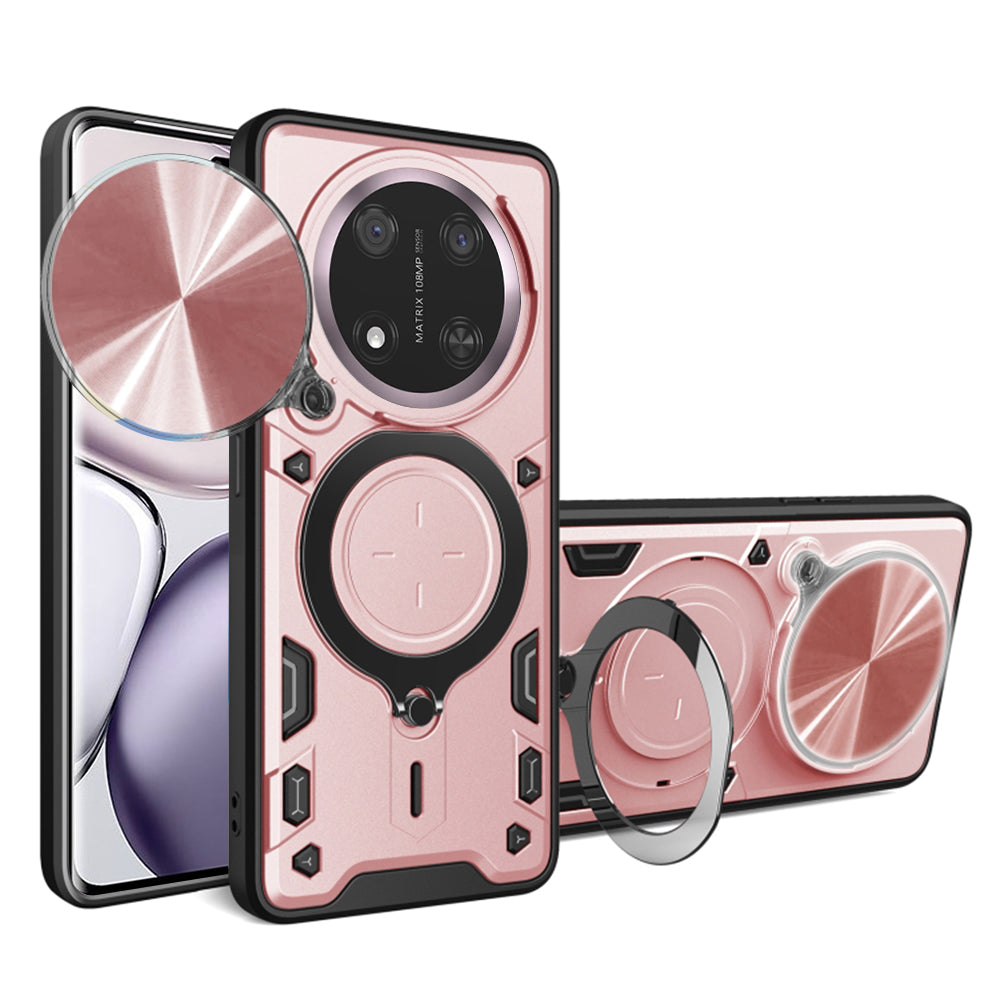 Deksel til Honor X9c / Magic7 Lite, Techsuit, CamGuard Pro, Rosa Gull