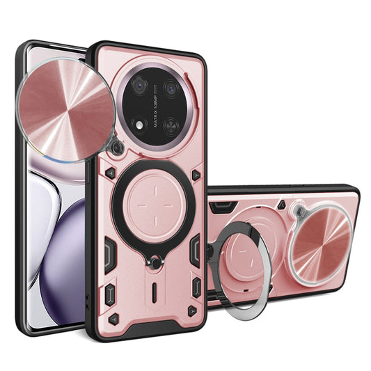 Deksel til Honor X9c / Magic7 Lite, Techsuit, CamGuard Pro, Rosa Gull