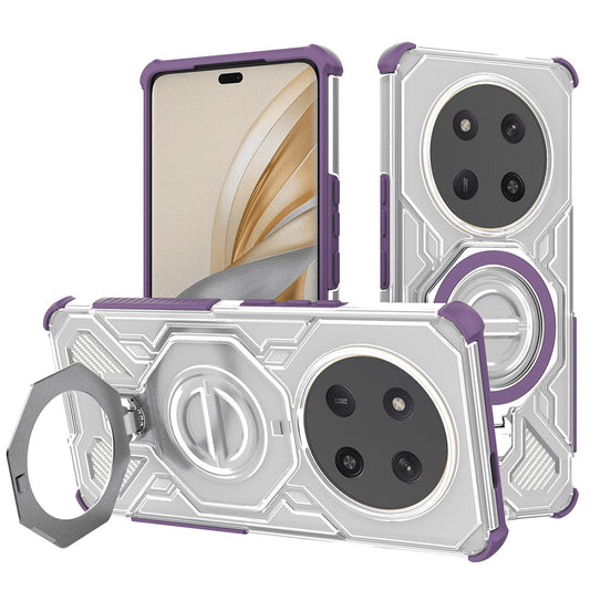 Deksel for Honor X9c / Magic7 Lite, Techsuit, Carbon Shield Pro, Lilla