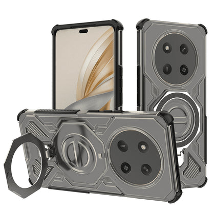 Deksel for Honor X9c / Magic7 Lite, Techsuit, Carbon Shield Pro, Røykfarget