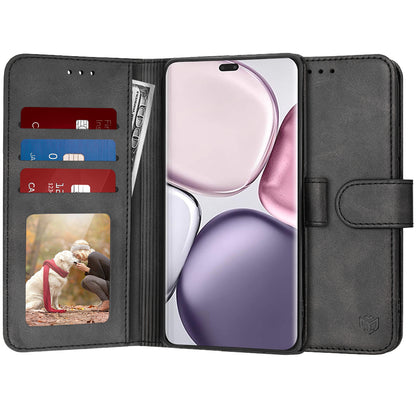 Deksel for Honor X9c / Magic7 Lite, Techsuit, Diary Book, svart
