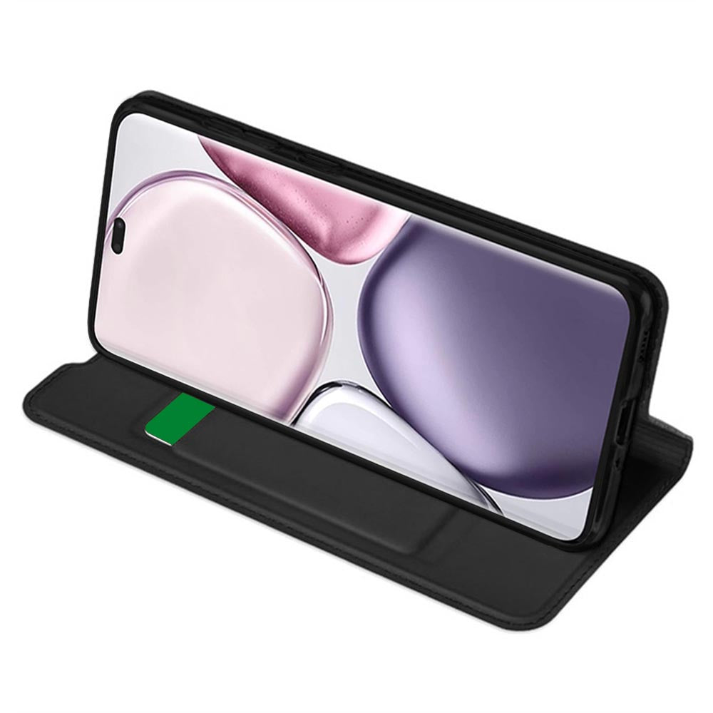 Deksel for Honor X9c / Magic7 Lite, Techsuit, Magskin Book, Svart