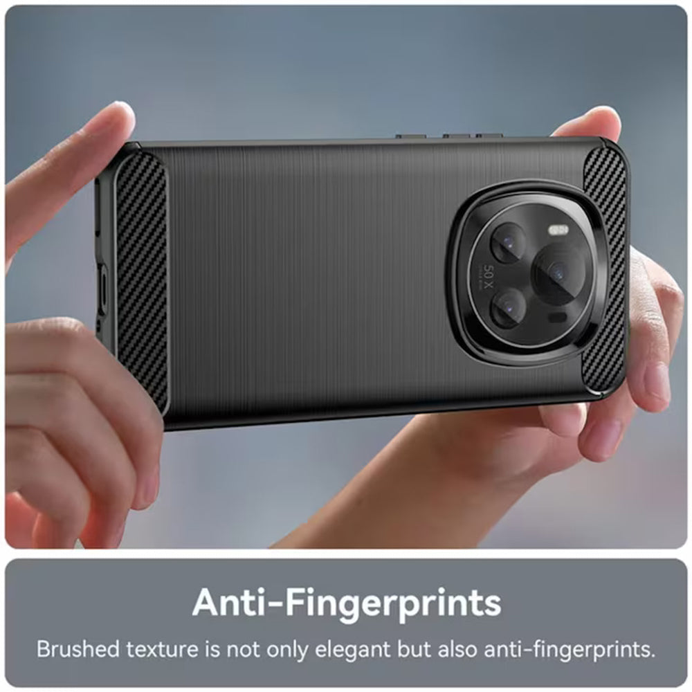 Deksel til Honor X9c Smart, Techsuit, Karbon, Svart
