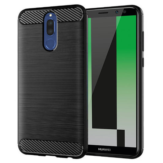 Deksel til Huawei Mate 10 Lite, Techsuit, Karbon, Svart