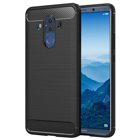 Deksel til Huawei Mate 10 Pro, Techsuit, Karbon, Svart