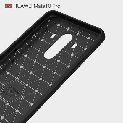 Deksel til Huawei Mate 10 Pro, Techsuit, Karbon, Svart