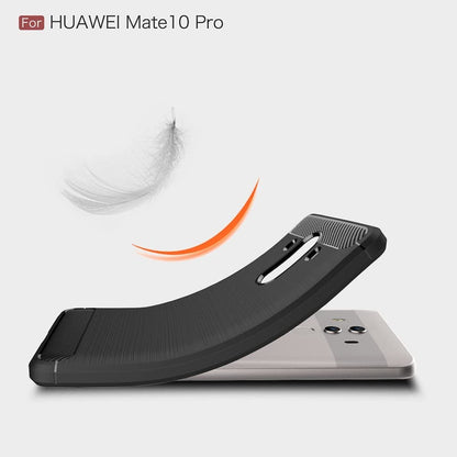Deksel til Huawei Mate 10 Pro, Techsuit, Karbon, Svart