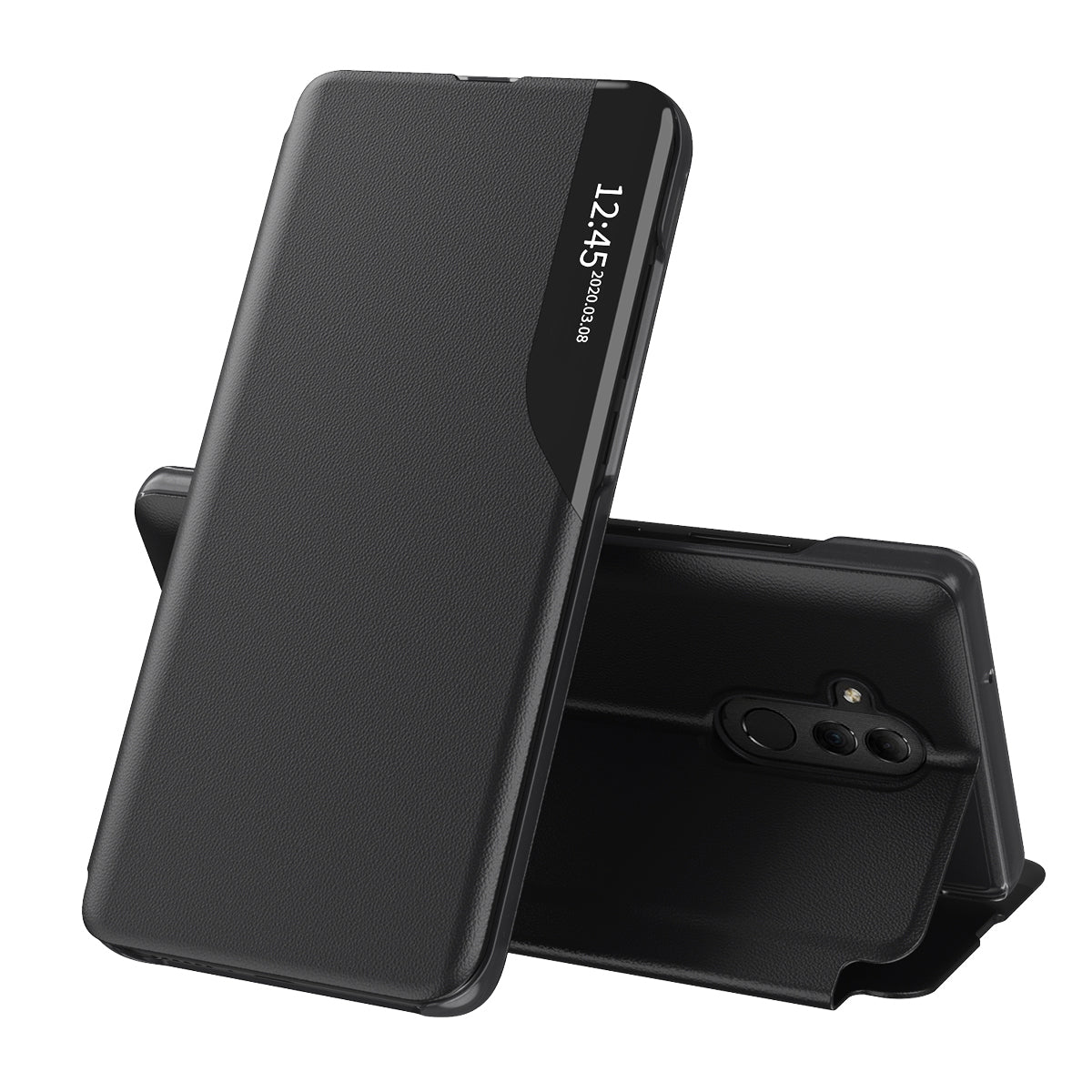 Deksel til Huawei Mate 20 Lite, Techsuit, eFold, Svart