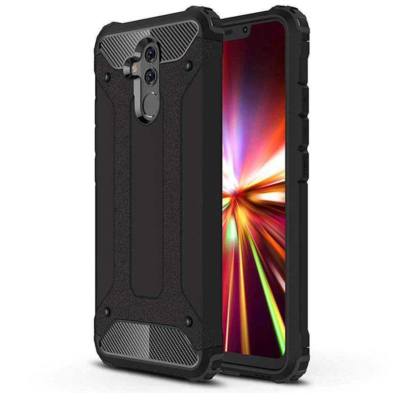Deksel for Huawei Mate 20 Lite, Techsuit, Hybrid Armor, Svart