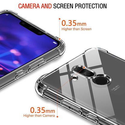 Deksel for Huawei Mate 20 Lite, Techsuit, Støtsikker Klar, Transparent