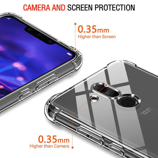 Deksel for Huawei Mate 20 Lite, Techsuit, Støtsikker Klar, Transparent