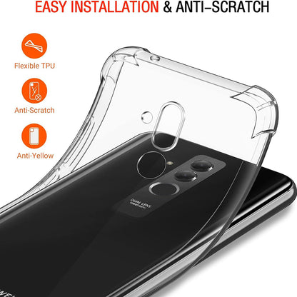 Deksel for Huawei Mate 20 Lite, Techsuit, Støtsikker Klar, Transparent