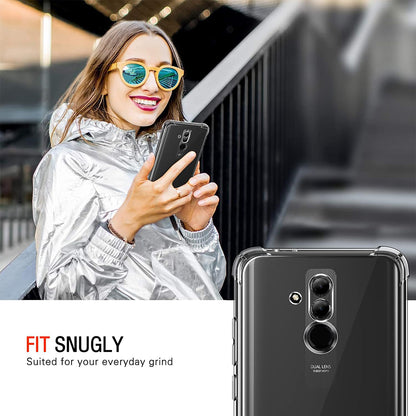 Deksel for Huawei Mate 20 Lite, Techsuit, Støtsikker Klar, Transparent