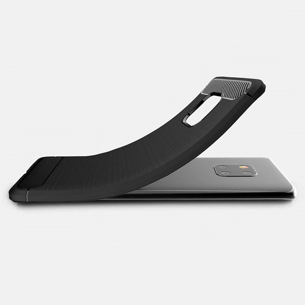 Deksel til Huawei Mate 20 Pro, Techsuit, Karbon, Svart