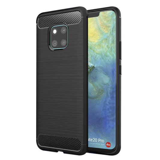 Deksel til Huawei Mate 20 Pro, Techsuit, Karbon, Svart
