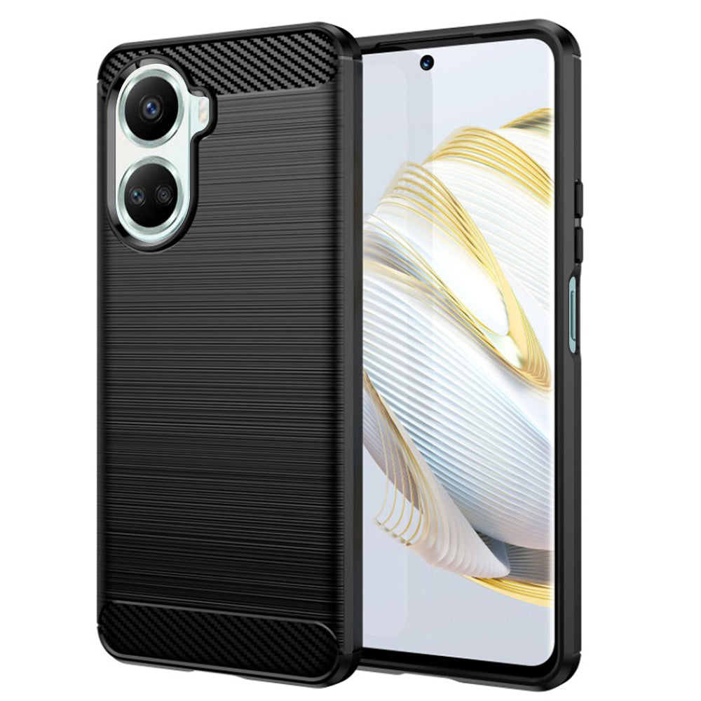 Deksel til Huawei nova 10 SE, Techsuit, Karbon, Svart