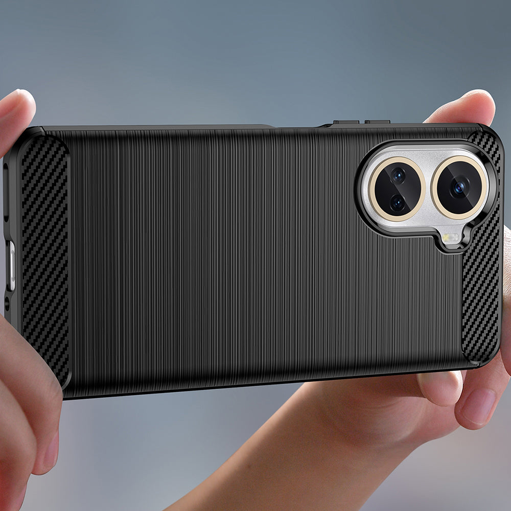 Deksel til Huawei nova 10 SE, Techsuit, Karbon, Svart