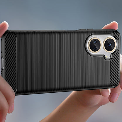 Deksel til Huawei nova 10 SE, Techsuit, Karbon, Svart