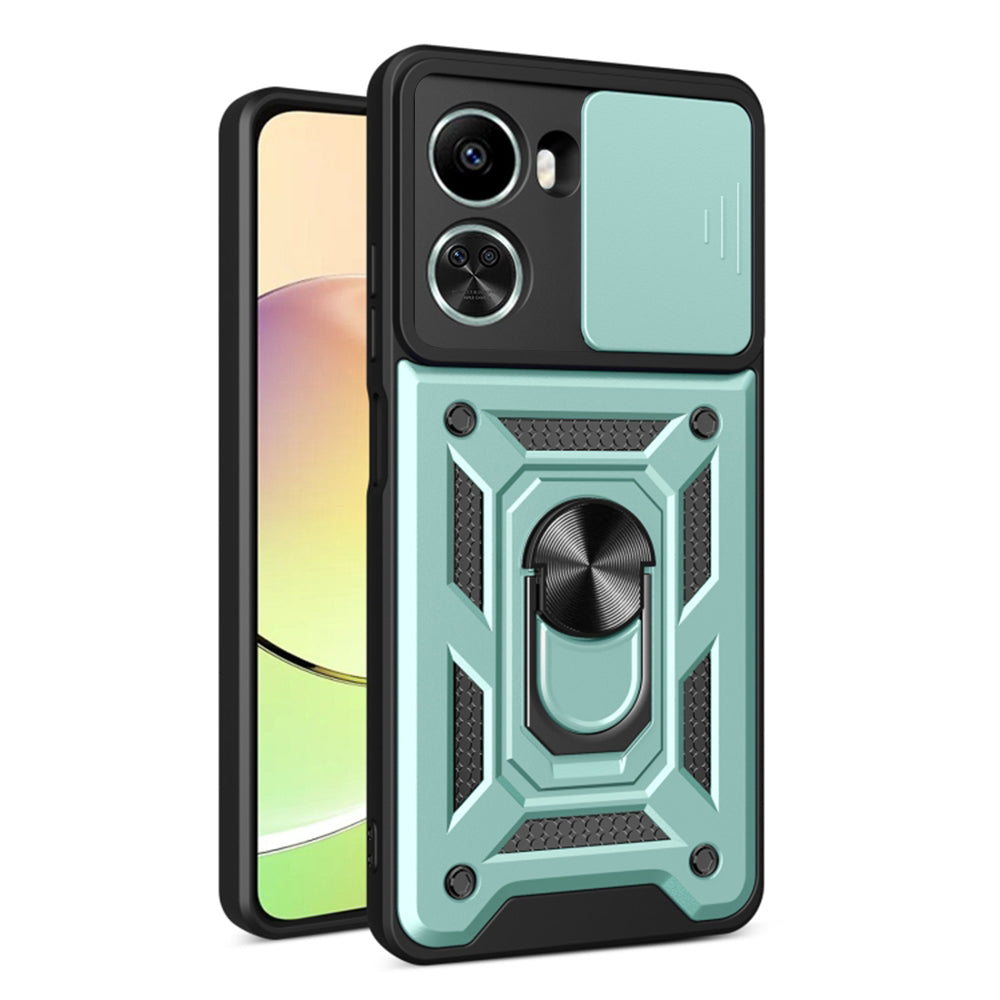 Deksel for Huawei nova 11 SE / nova 12 SE, Techsuit, CamShield, Grønn