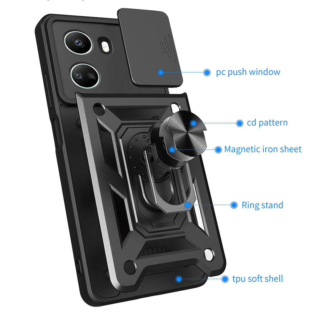 Deksel for Huawei nova 11 SE / nova 12 SE, Techsuit, CamShield, Grønn