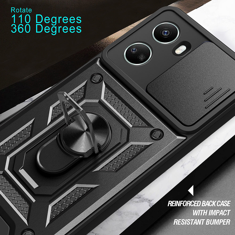 Deksel for Huawei nova 11 SE / nova 12 SE, Techsuit, CamShield, Grønn