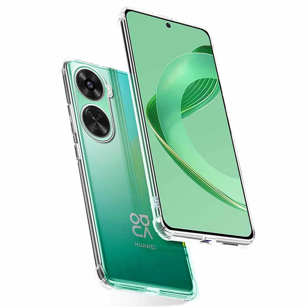 Deksel for Huawei nova 11 SE / nova 12 SE, Techsuit, Støtsikker Klar, Transparent