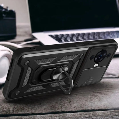 Deksel for Huawei nova 12s / nova 11, Techsuit, CamShield, Svart