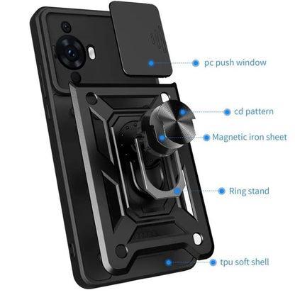 Deksel til Huawei nova 12s / nova 11, Techsuit, CamShield, Grønn