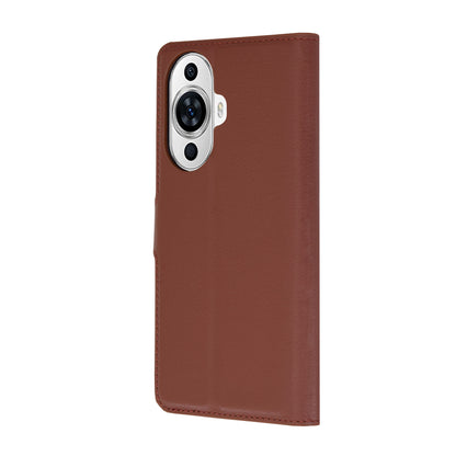 Deksel for Huawei nova 12s / nova 11, Techsuit, Leather Folio, Brun