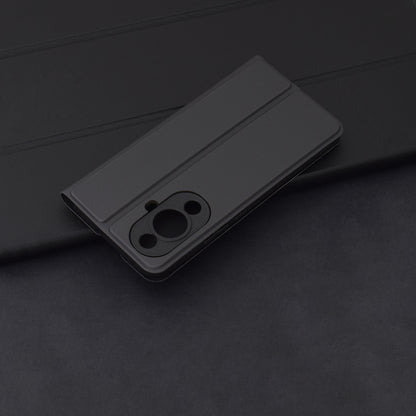 Deksel til Huawei nova 12s / nova 11, Techsuit, Magskin Book, Svart