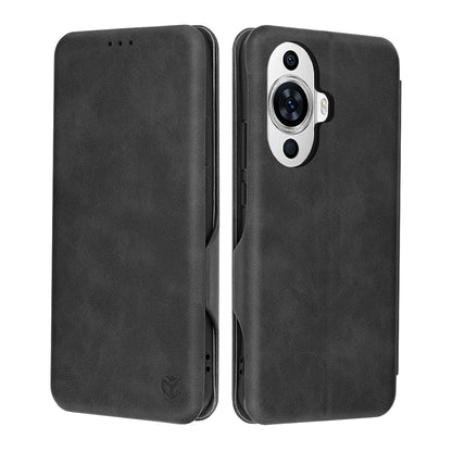Deksel for Huawei nova 12s / nova 11, Techsuit, Safe Wallet Plus, Svart