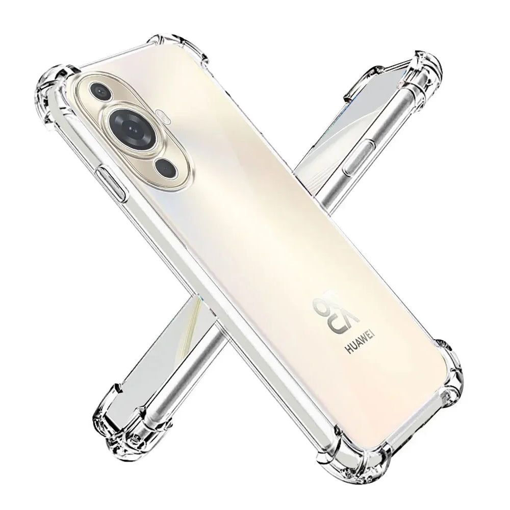 Deksel for Huawei nova 12s / nova 11, Techsuit, Støtsikker Klar, Transparent