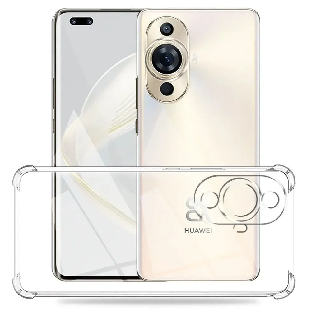 Deksel for Huawei nova 12s / nova 11, Techsuit, Støtsikker Klar, Transparent