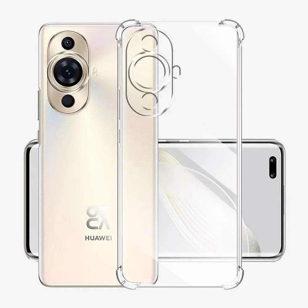 Deksel for Huawei nova 12s / nova 11, Techsuit, Støtsikker Klar, Transparent