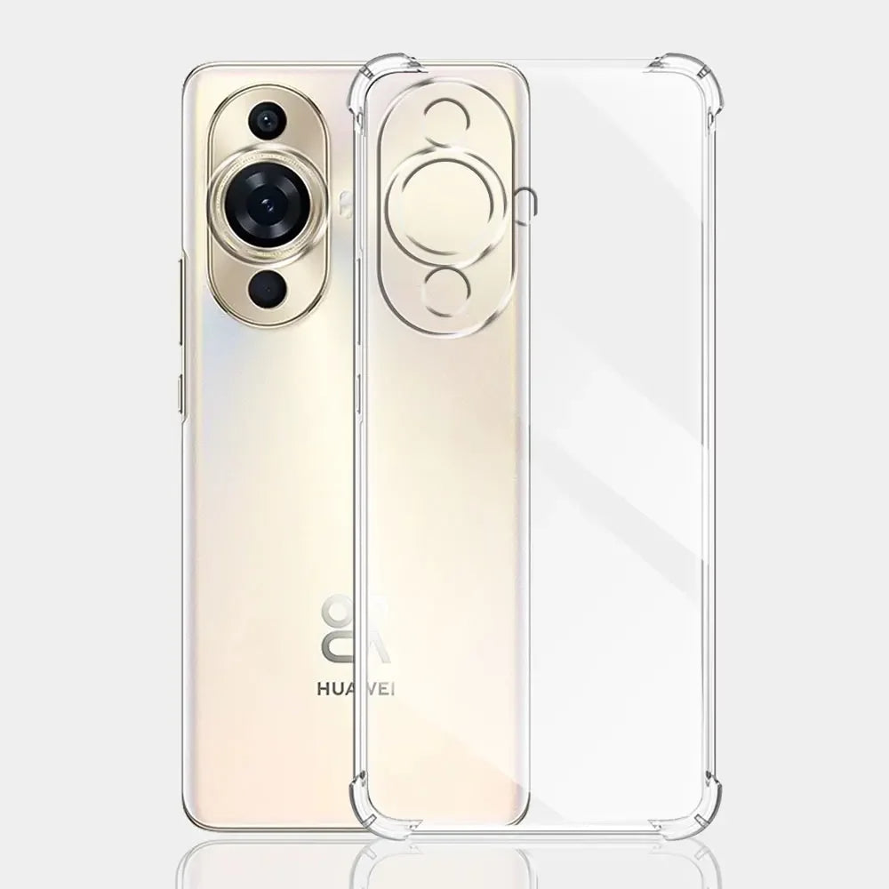 Deksel for Huawei nova 12s / nova 11, Techsuit, Støtsikker Klar, Transparent