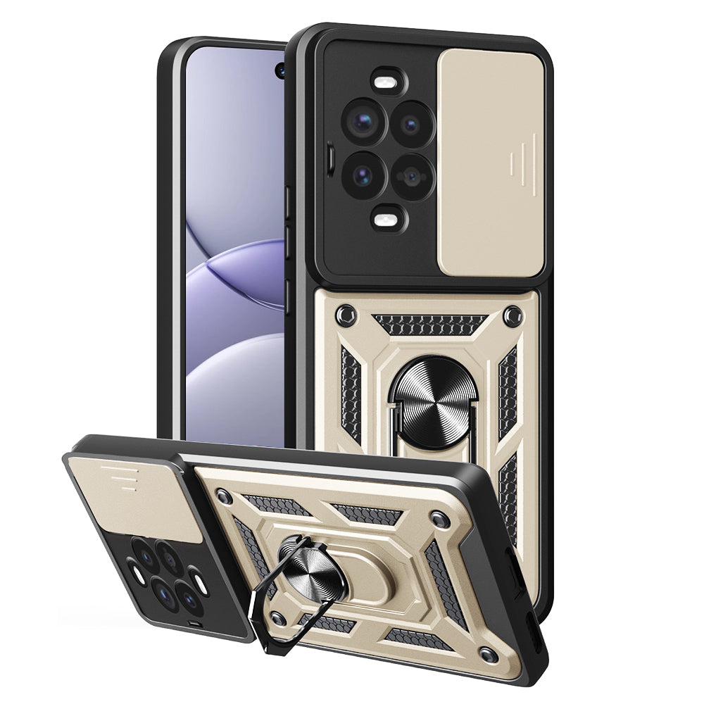 Deksel til Huawei nova 13 Pro, Techsuit, CamShield, Gullfarget