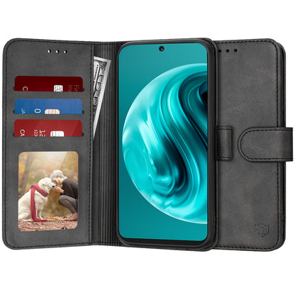 Deksel for Huawei nova 13i / nova 12i, Techsuit, Diary Book, svart
